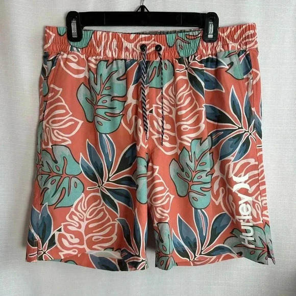 Hurley Men’s swim shorts, 7 inch inseam, with pockets - Picture 1 of 5